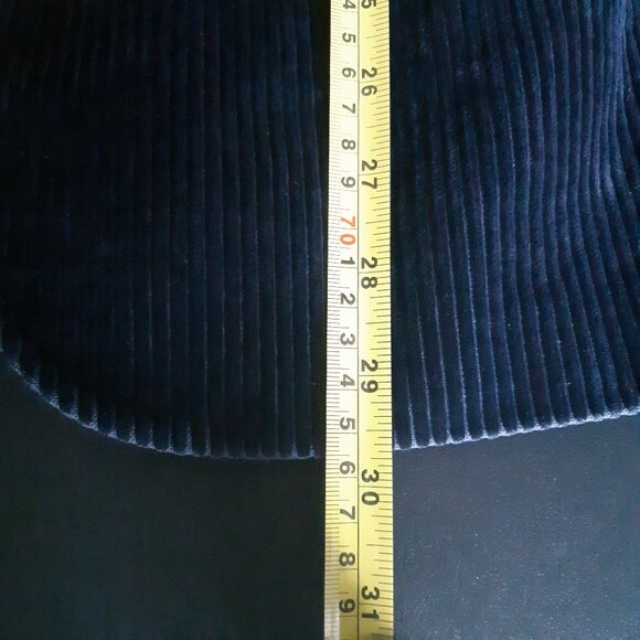 JP Tilford Samuelsohn SZ 38 Navy Blue Corduroy 2 Button Sport Jacket Blazer - Picture 13 of 15